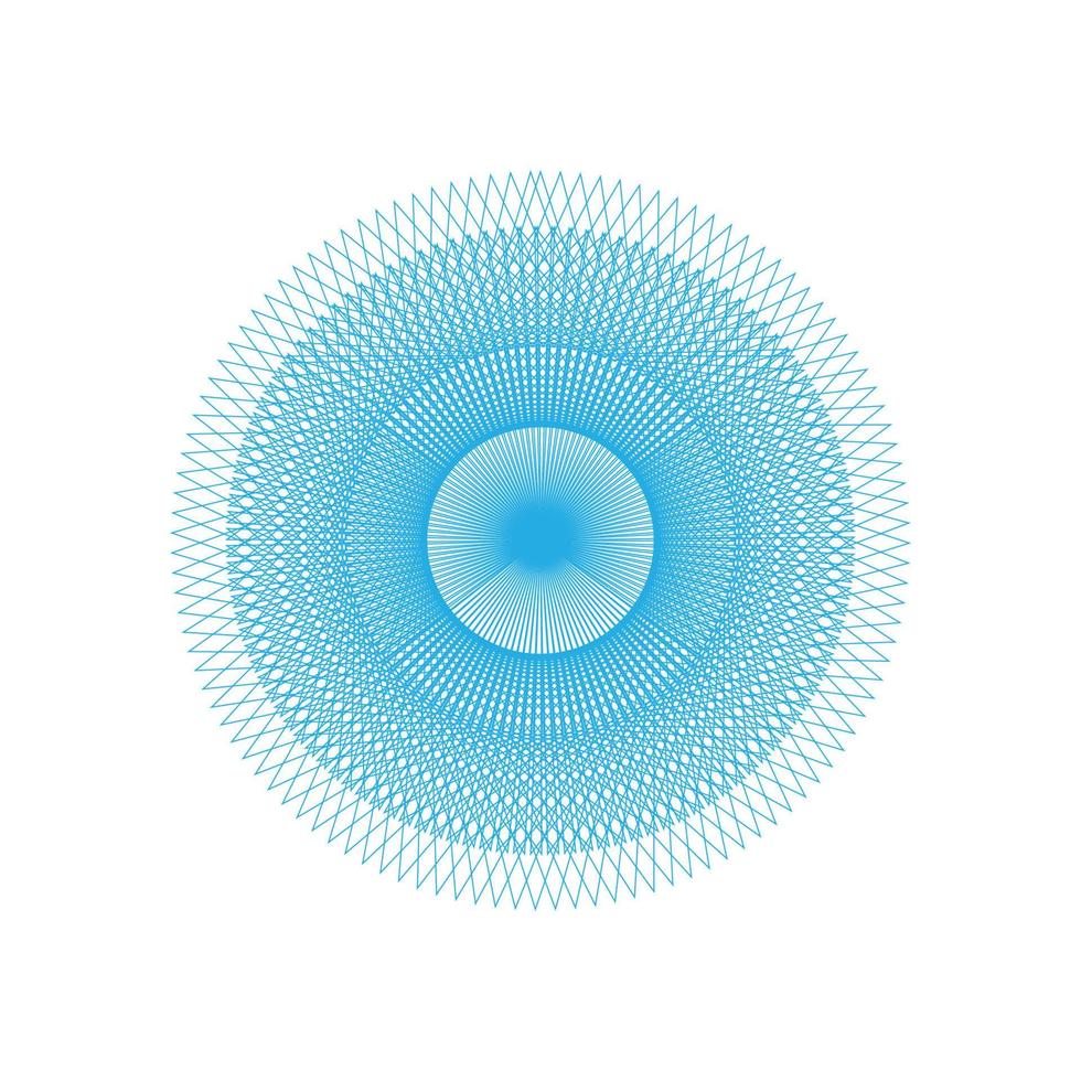 kreativ modern cirkel design vektor