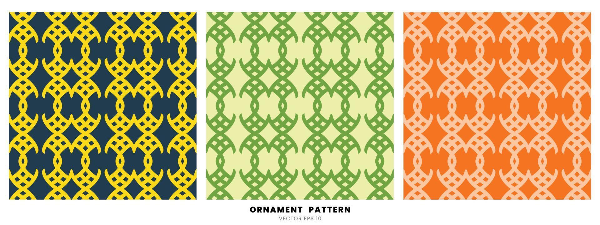 ein Sammlung von Farben, Muster, abstrakt Ornamente, Linien, und Formen, mit Farbe Variationen, können Sein benutzt zum Hintergrund Design Vorlagen zu T-Shirt Muster. vektor