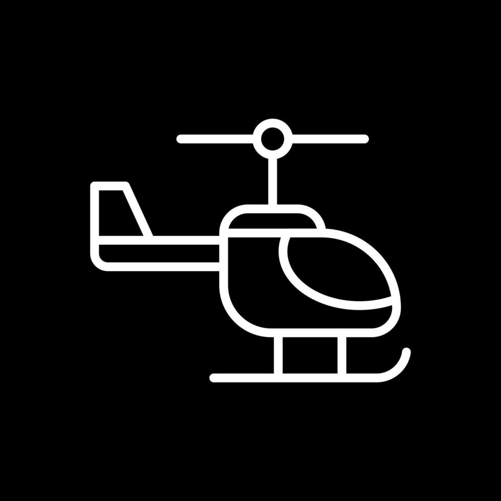 Hubschrauber-Vektor-Icon-Design vektor