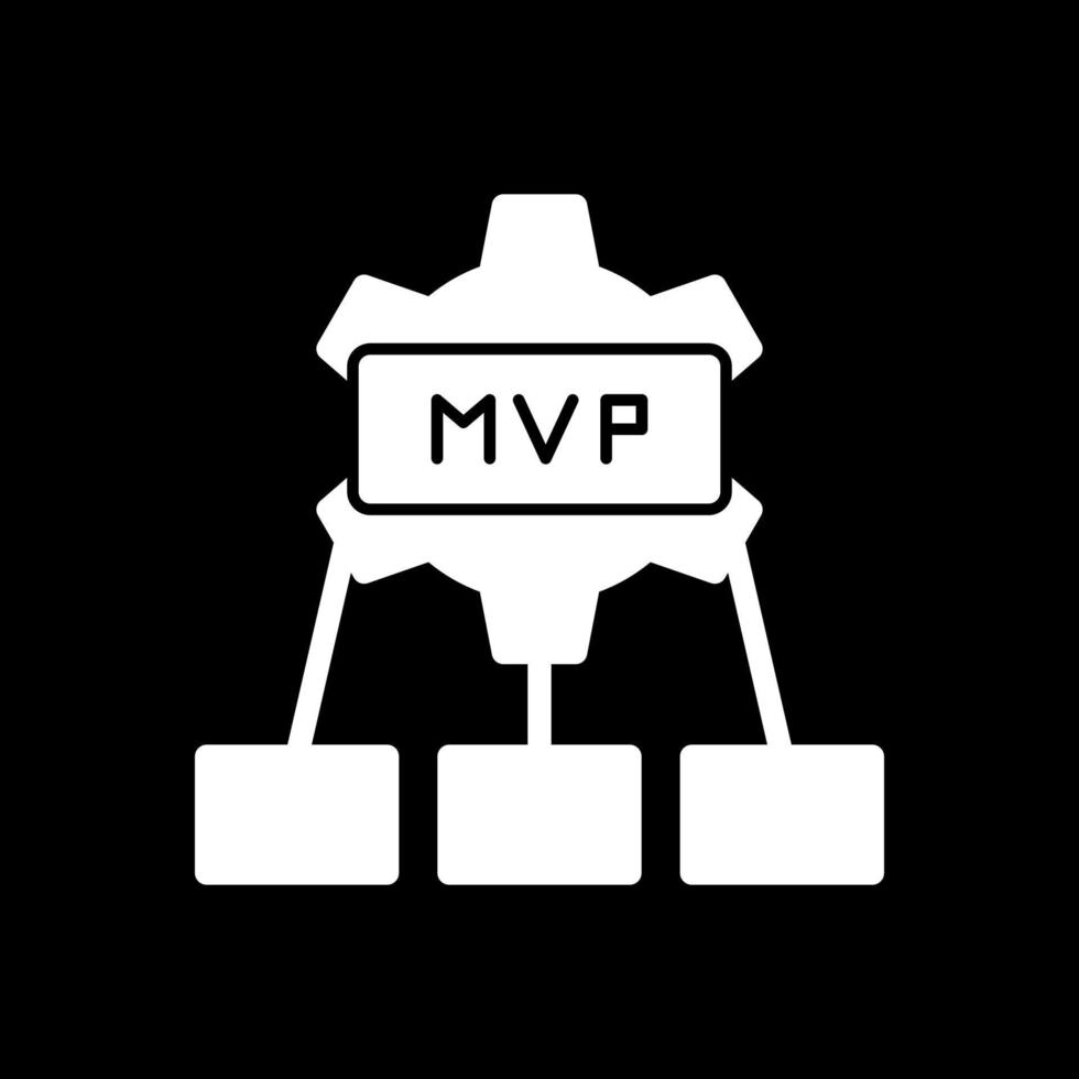 mvp-Vektor-Icon-Design vektor