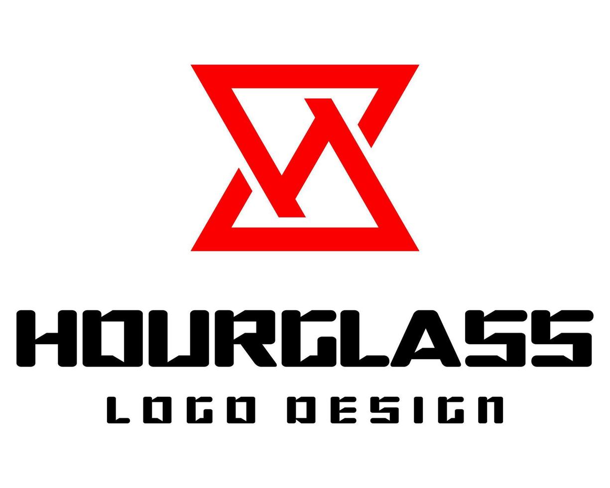 G Brief Monogramm Sanduhr Logo Design. vektor
