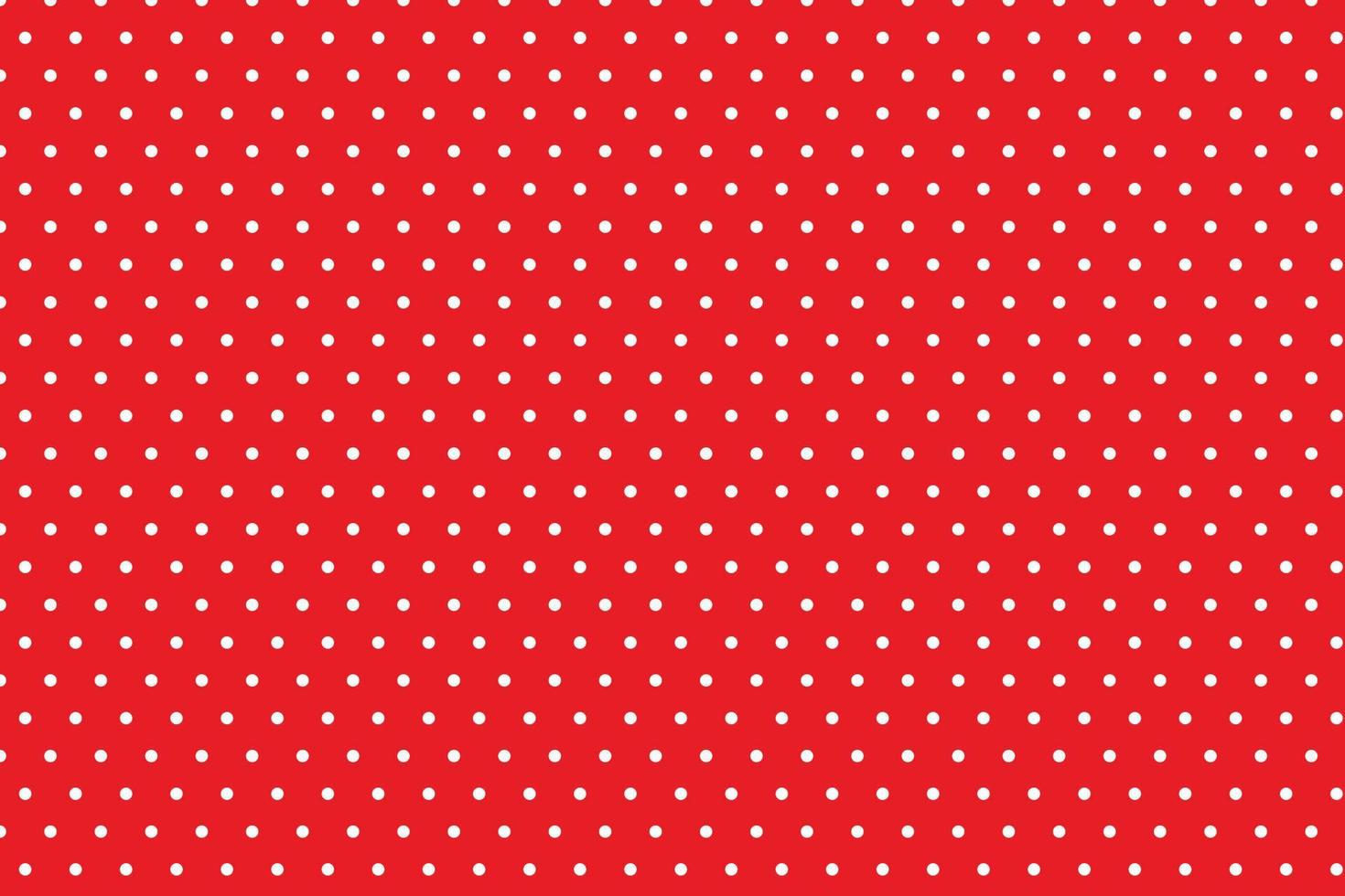 röd bakgrund vit polka prickar mönster design, lämplig för klänningar, papper, bordsdukar, skjortor. vektor