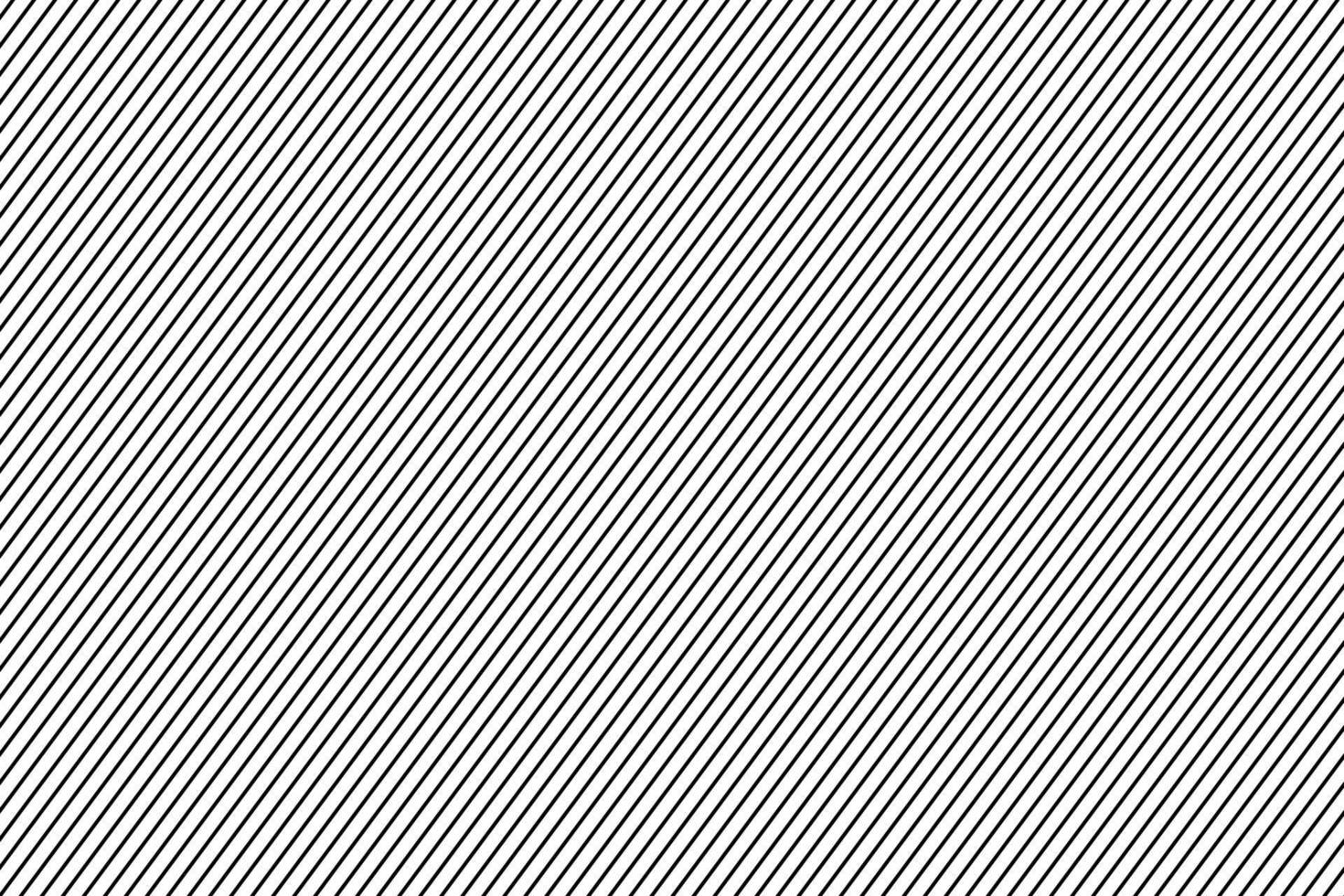 schwarz diagonal Streifen Gerade Linien Muster. vektor