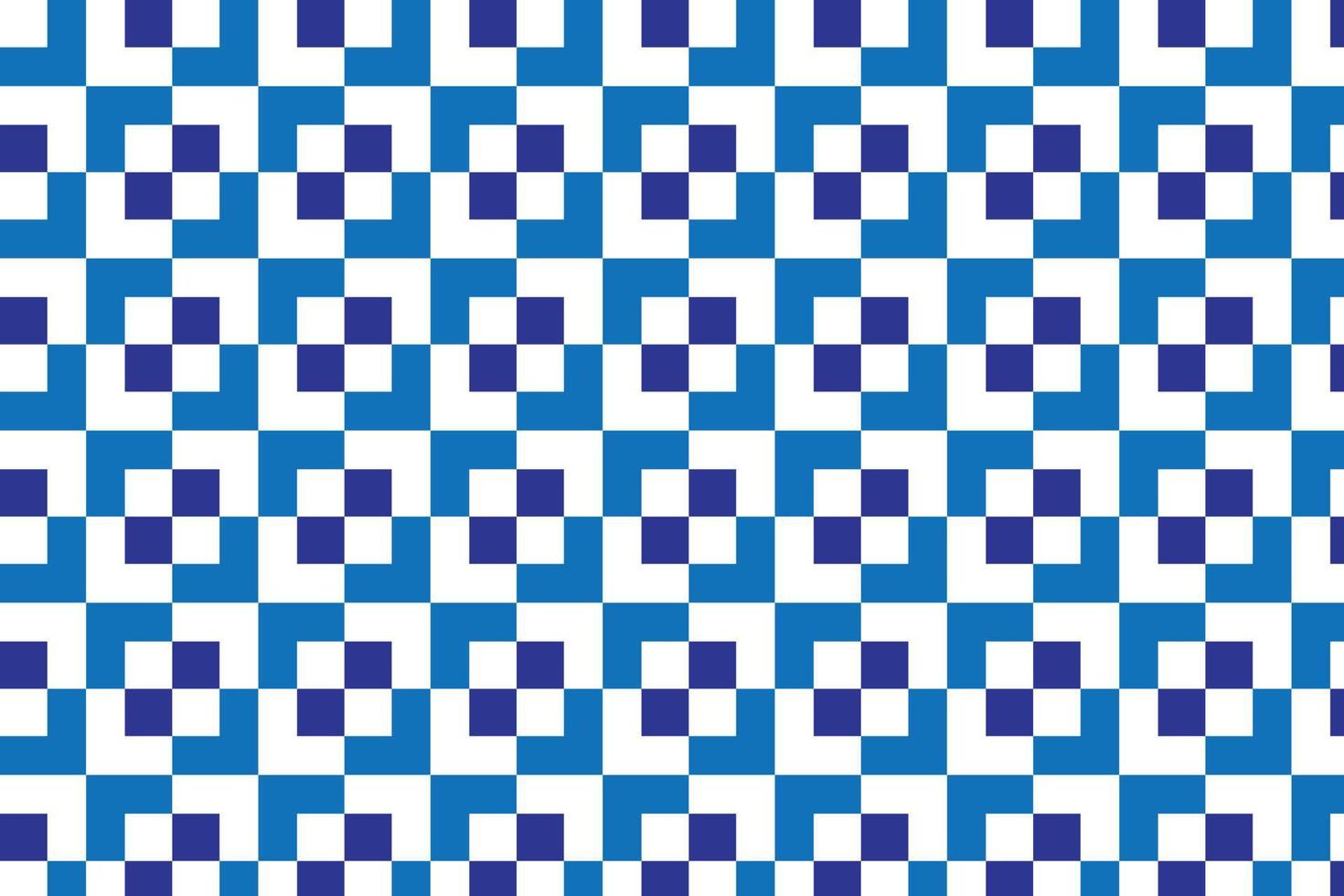 abstrakt geometrisch Blau Platz Muster. vektor