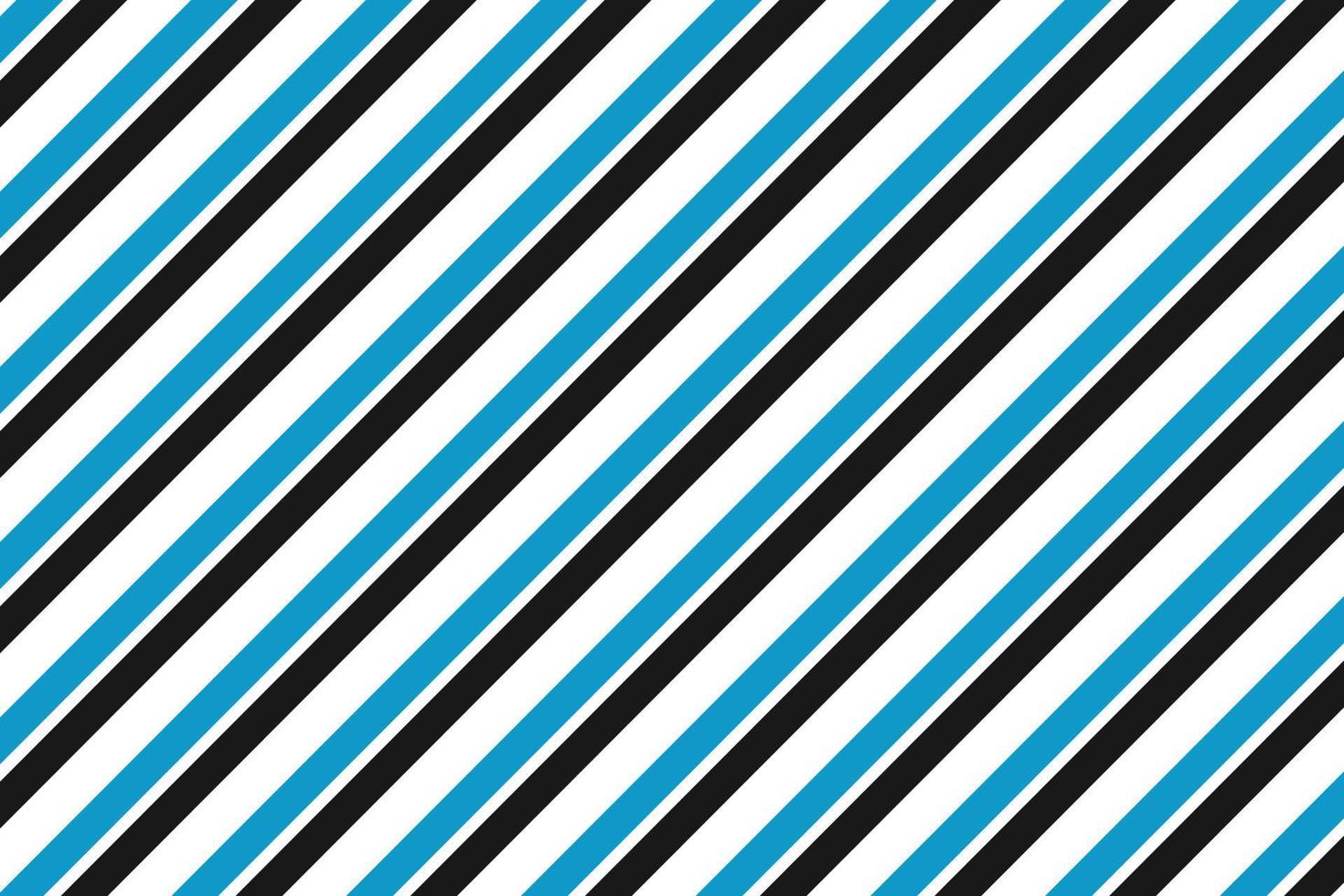 Blau schwarz und Weiß Streifen Muster Design. vektor