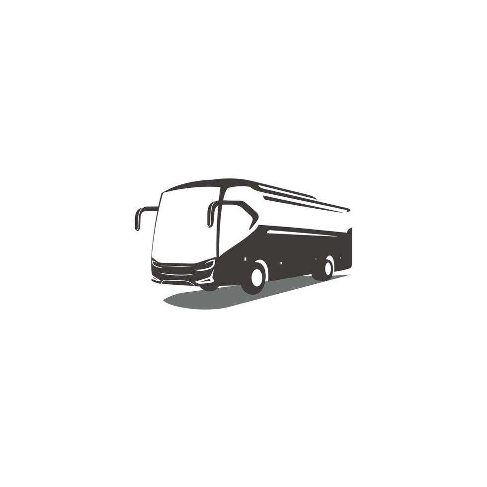 Bus, Reise Bus minimalistisch Logo Design Vektor Illustration