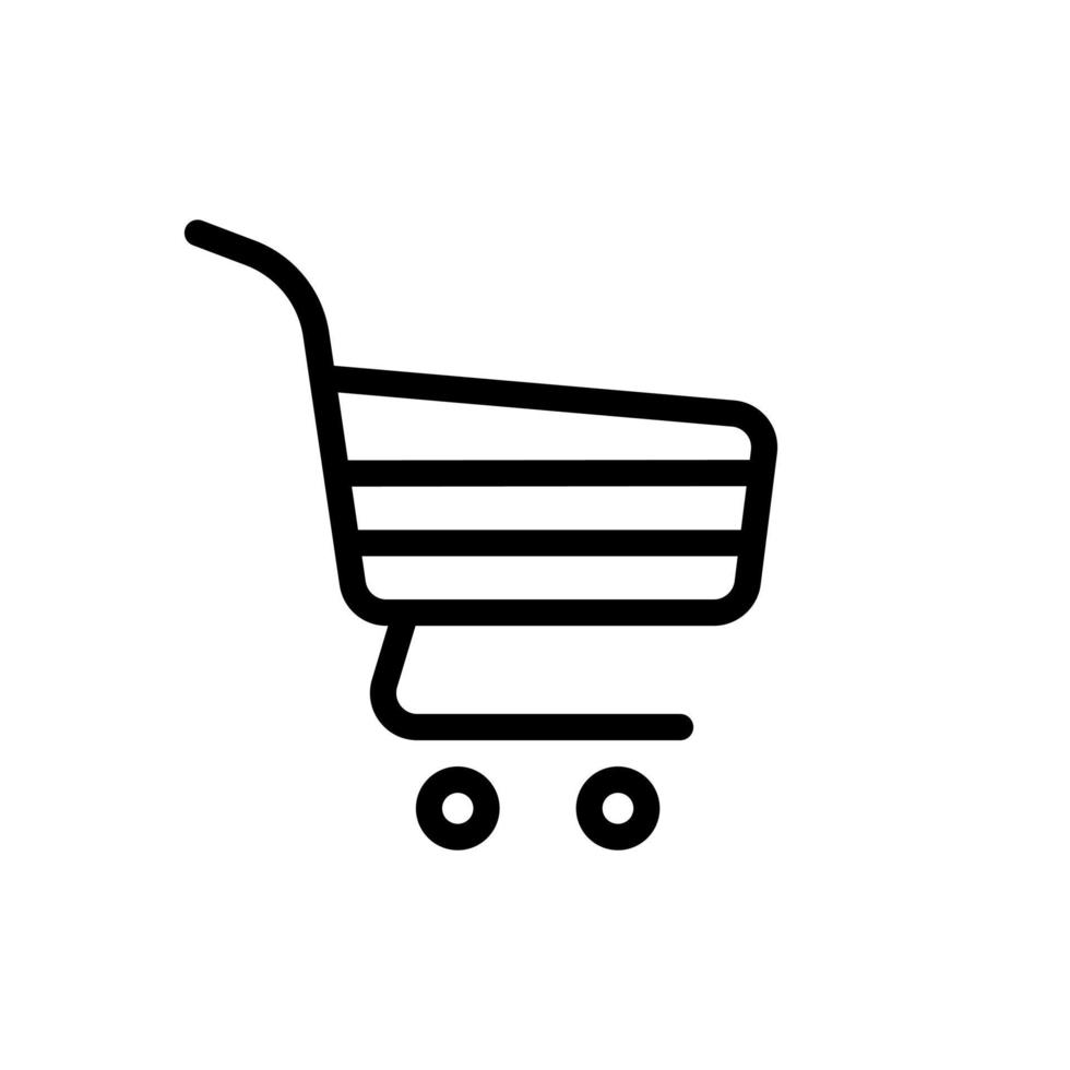 Einkaufen Wagen Symbol. Geschäft Handel und Verkauf Kauf Symbol mit elektronisch Aufträge und Vektor Lieferung