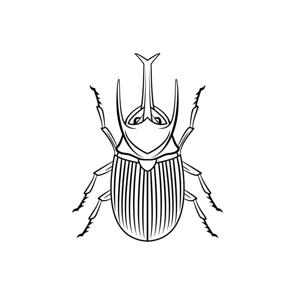 Käfer Symbol Illustration Design vektor