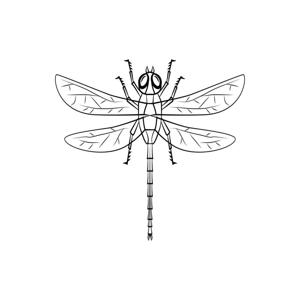Libelle Symbol Illustration Design vektor