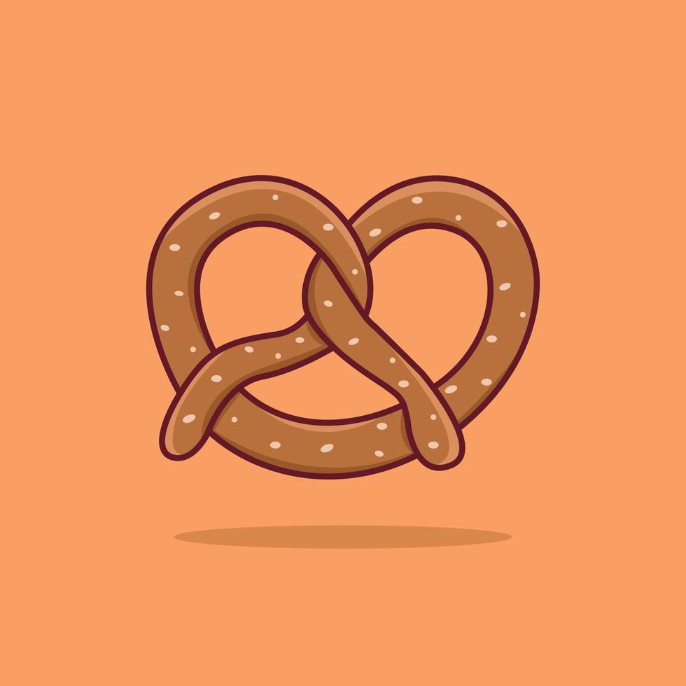 kostenlos Vektor Symbol Brezel Karikatur Illustration