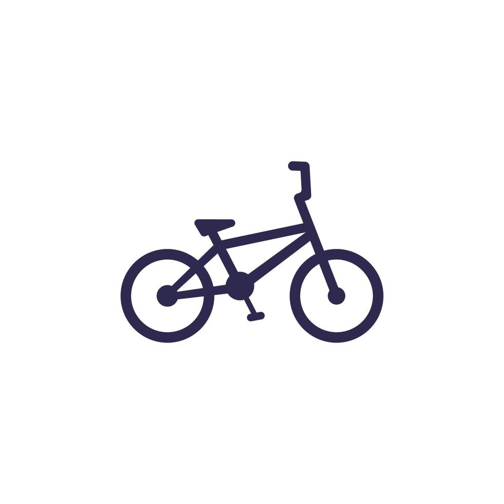 bmx fahrradsymbol auf white.eps vektor