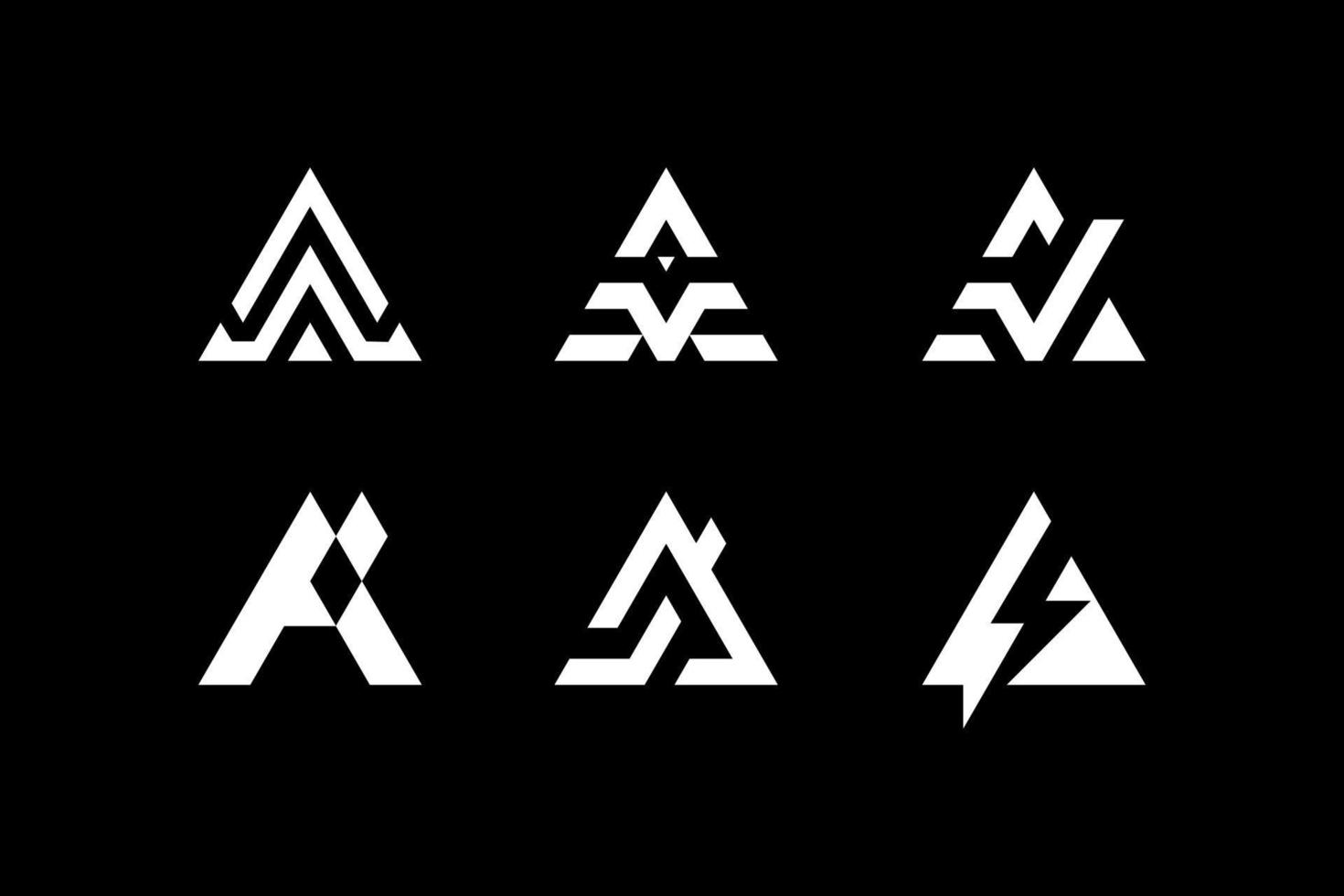 Brief ein Initiale Logo Symbol Design Vorlage. elegant, modern, Luxus, abstrakt, einfach, technik vektor