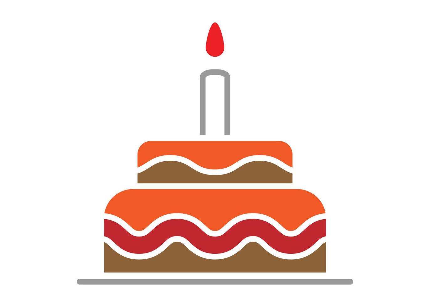 födelsedag inbjudan kort ikon ClipArt illustration vektor design
