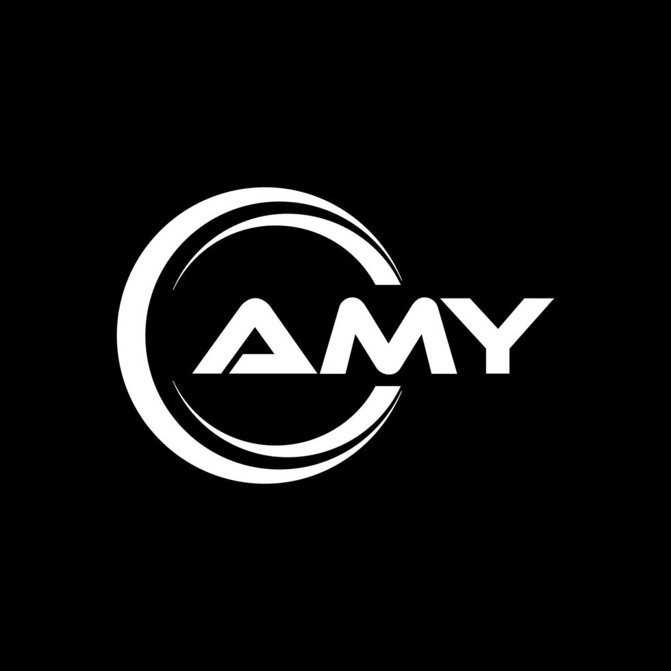 amy Brief Logo Design im Illustration. Vektor Logo, Kalligraphie Designs zum Logo, Poster, Einladung, usw.