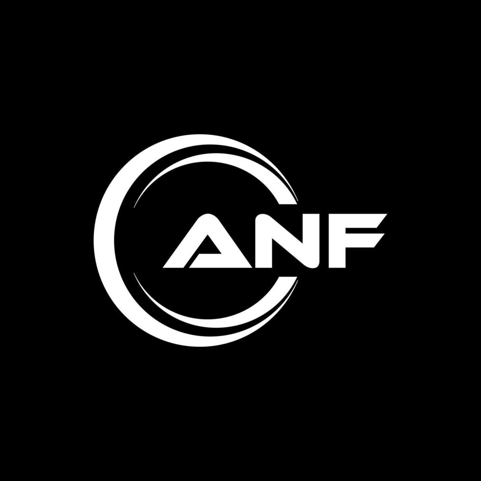 anf Brief Logo Design im Illustration. Vektor Logo, Kalligraphie Designs zum Logo, Poster, Einladung, usw.