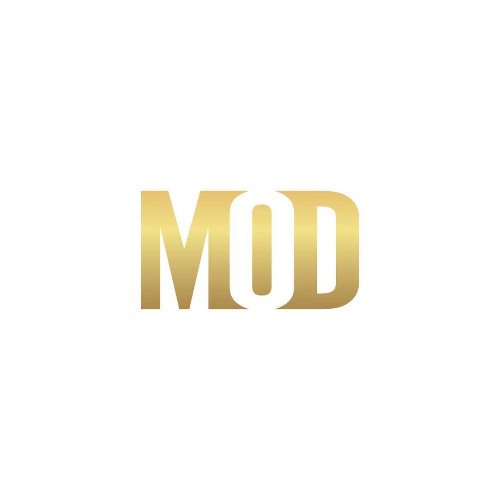 mod Logo Marke, Symbol, Design, Grafik, minimalistisch.logo vektor