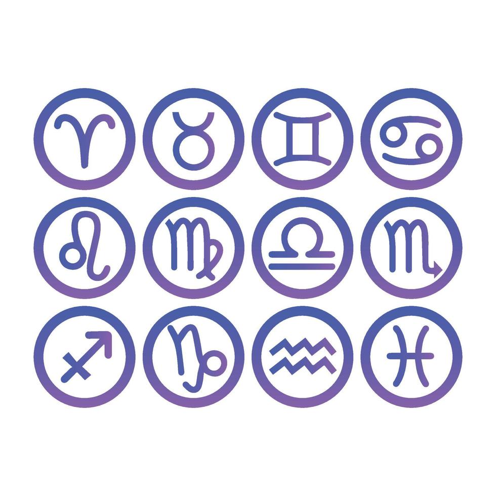 Tierkreis Symbol2 Marke, Symbol, Design, Grafik, minimalistisch.logo vektor