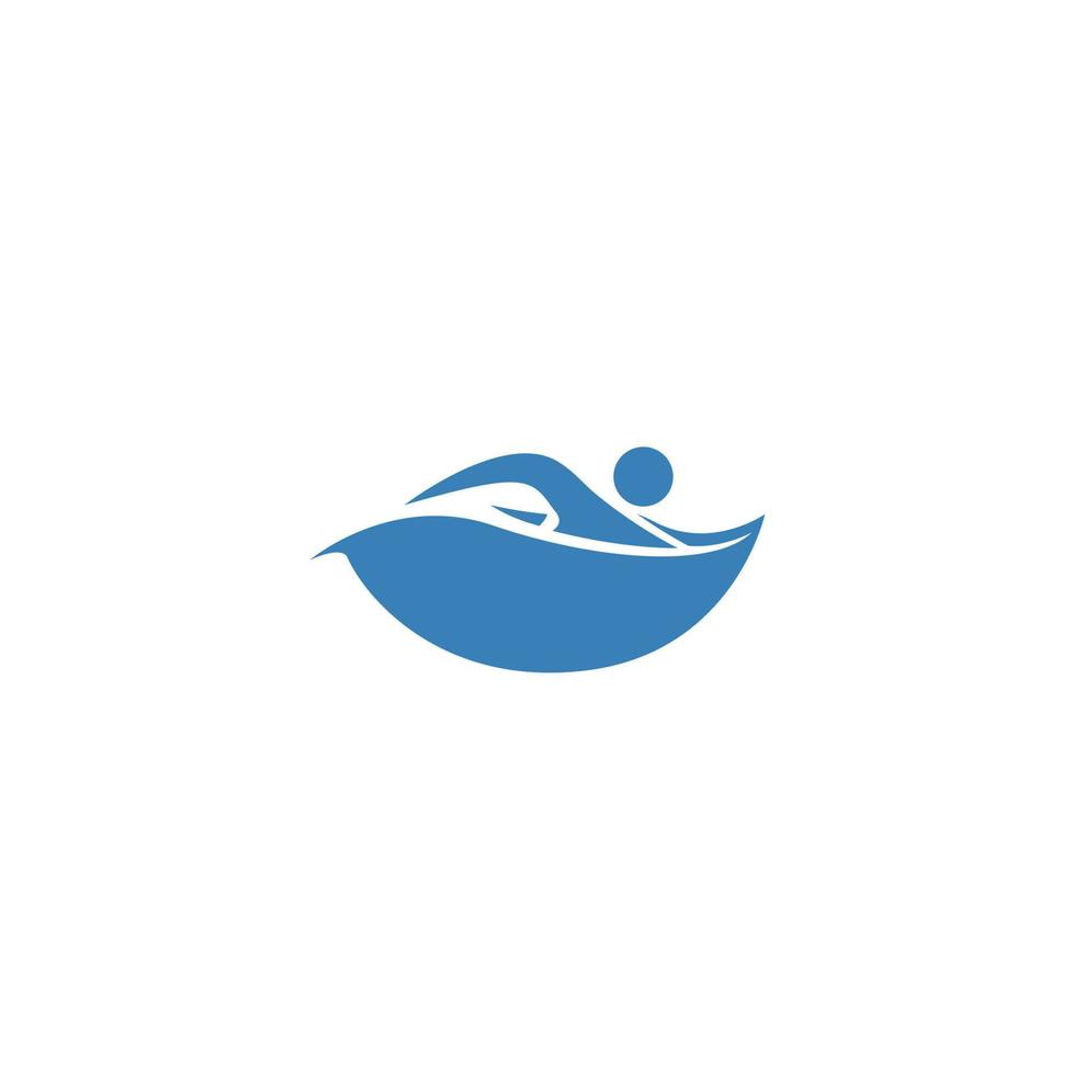 Schwimmen Marke, Symbol, Design, Grafik, minimalistisch.logo vektor