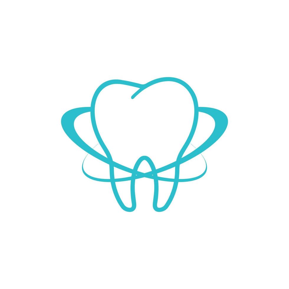 Zahnarzt Logo Zahn Symbol gesund Zähne Zahn Symbol Design, Grafik, minimalistisch.logo vektor