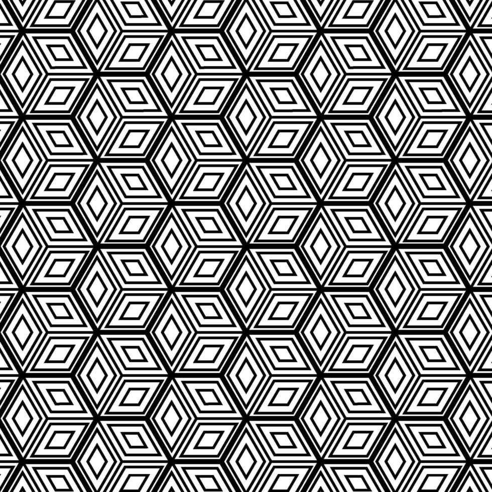 Hintergrunddesign des abstrakten geometrischen Würfelmusters. Vektorillustration vektor