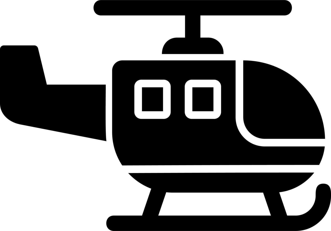 Hubschrauber-Vektor-Symbol vektor