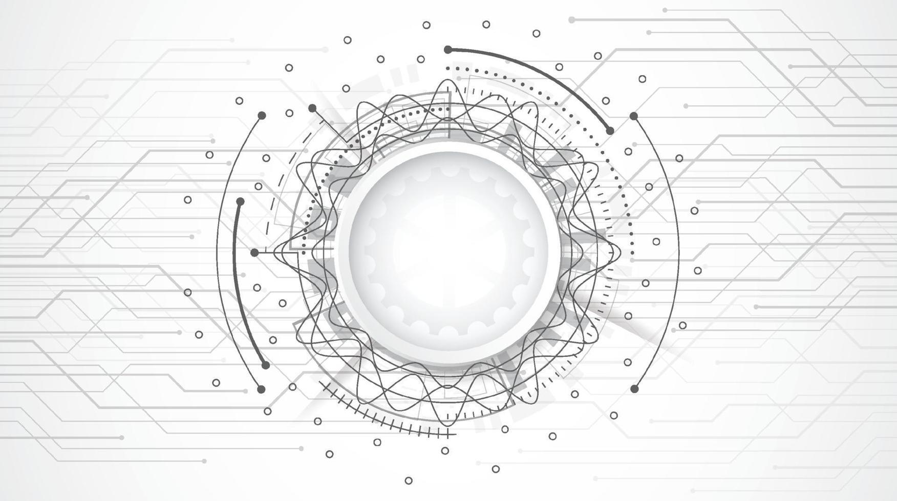 abstrakt 3d design bakgrund med teknik prick och linje kretskort konsistens. modern teknik, futuristisk, vetenskapskommunikationskoncept. vektor illustration