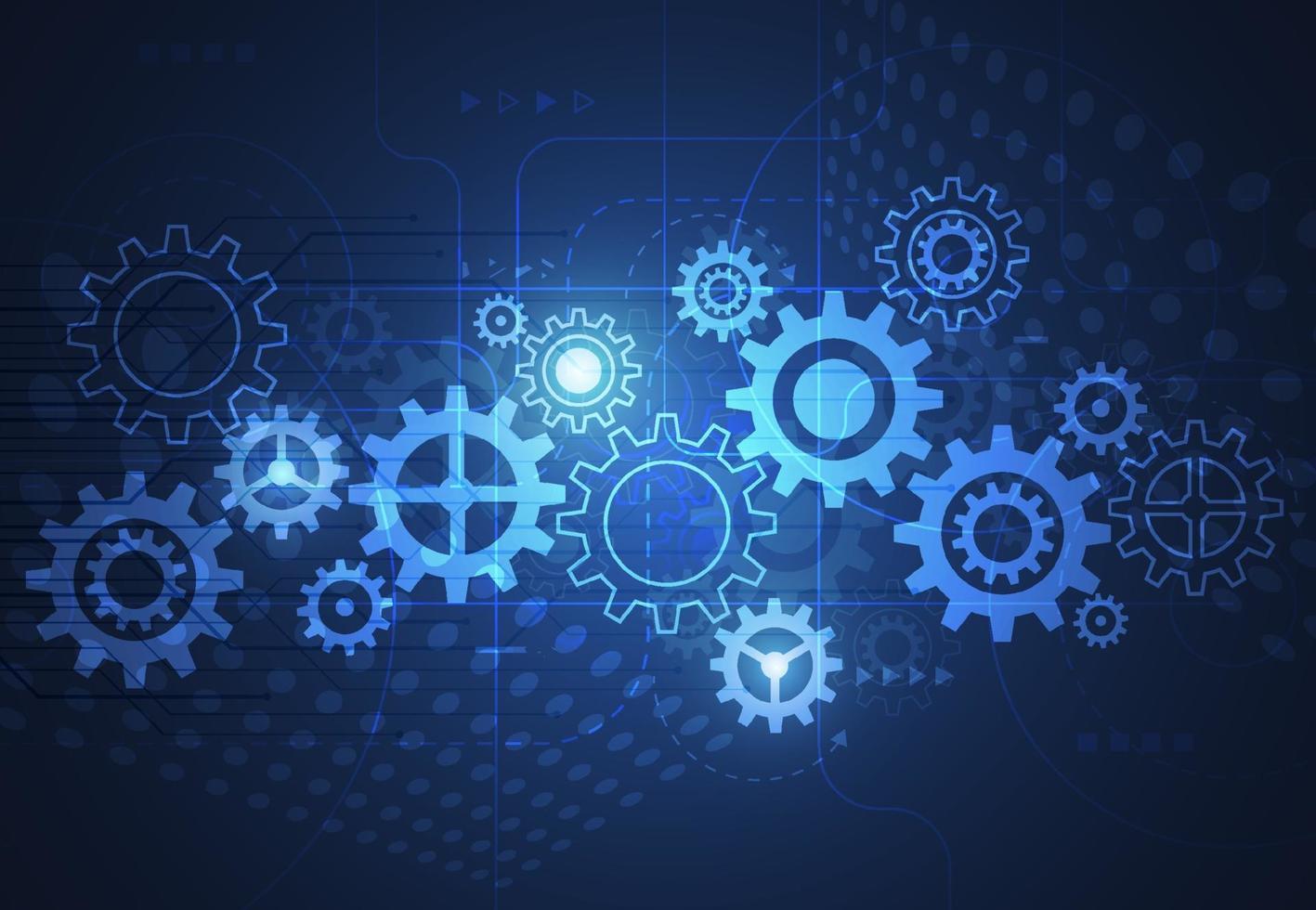 abstrakter Hintergrund mit Technologieplatinenbeschaffenheit. elektronische Motherboard-Illustration. Kommunikations- und Engineering-Konzept. Vektorillustration vektor