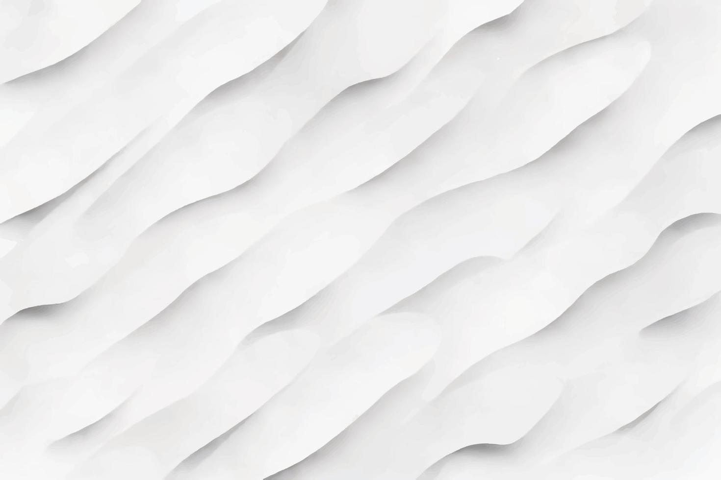 minimalistisch Weiß Welle abstrakt Hintergrund vektor