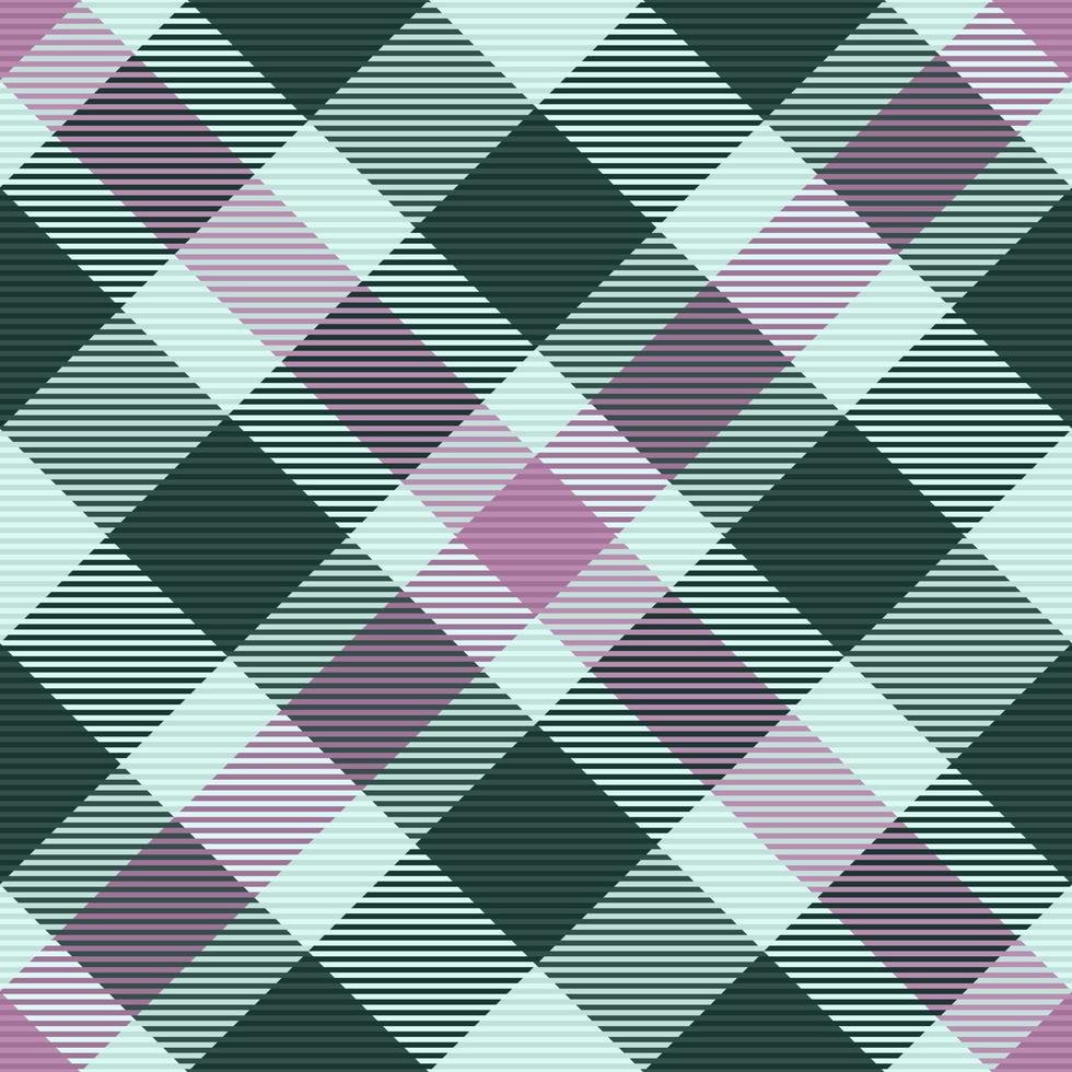 Textil- Tartan Plaid. prüfen Muster Vektor. Stoff nahtlos Textur Hintergrund. vektor