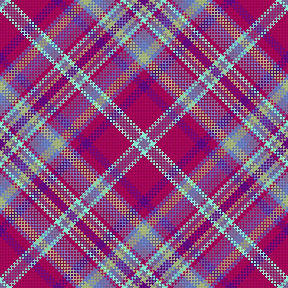 Textur Tartan Stoff. Vektor Muster überprüfen. nahtlos Plaid Textil- Hintergrund.