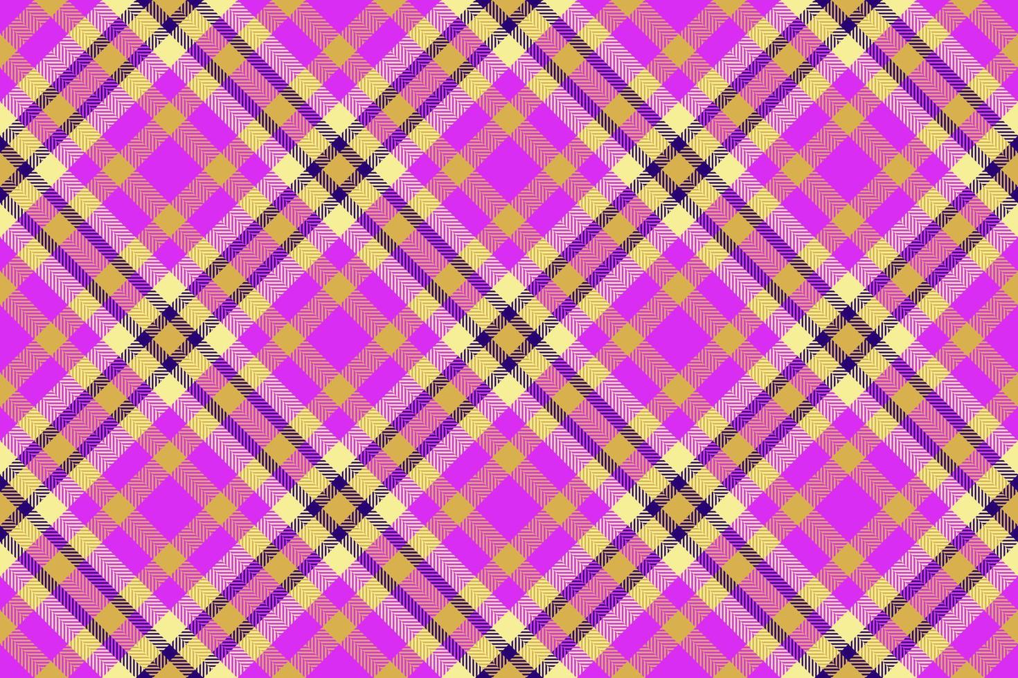 Stoff nahtlos Vektor. Tartan Hintergrund Textur. Plaid prüfen Textil- Muster. vektor