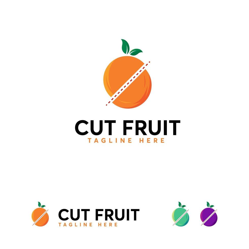 färsk juice logotyp design mall, apelsin juice logotyp mall vektor