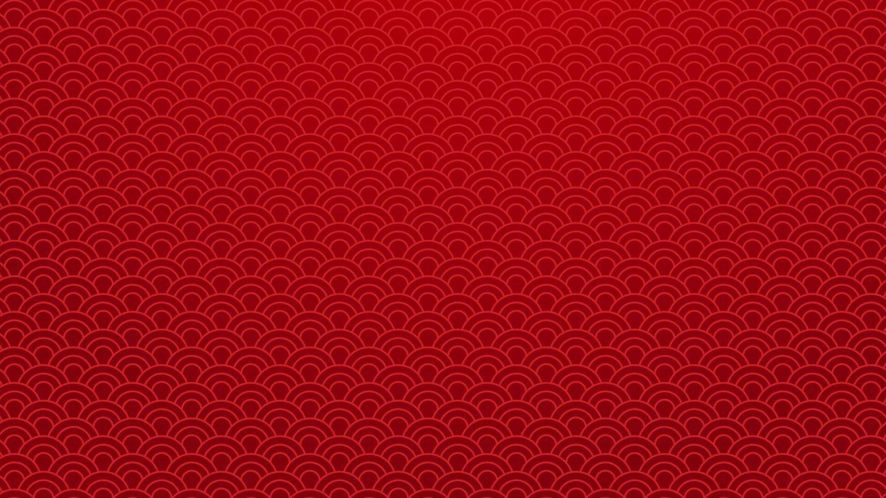 kinesisk traditionell orientalisk bakgrund. röda moln prydnad mönster på röd bakgrund. kinesiska nyåret konst koncept. kinesisk stil mönster dekoration grafik. vektor illustration. 4k storlek tapeter