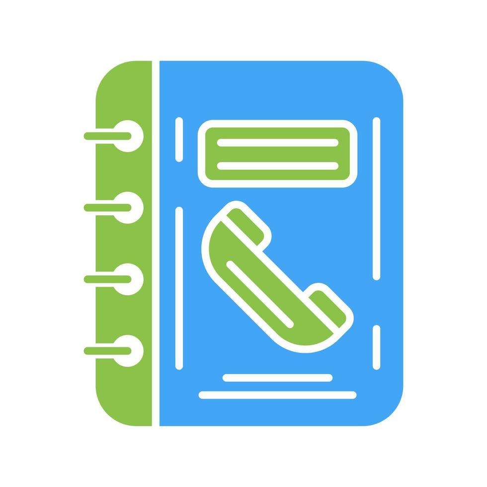 Telefonbuch Vektor Icon