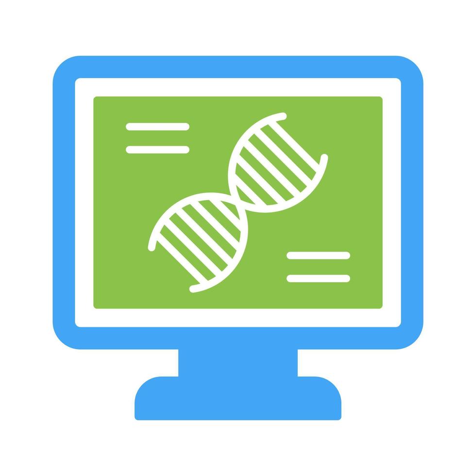 dna testa vektor ikon