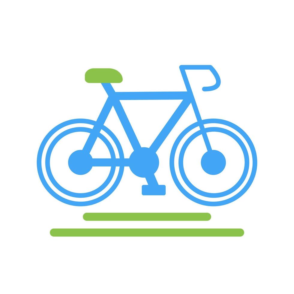 Fahrrad-Vektor-Symbol vektor