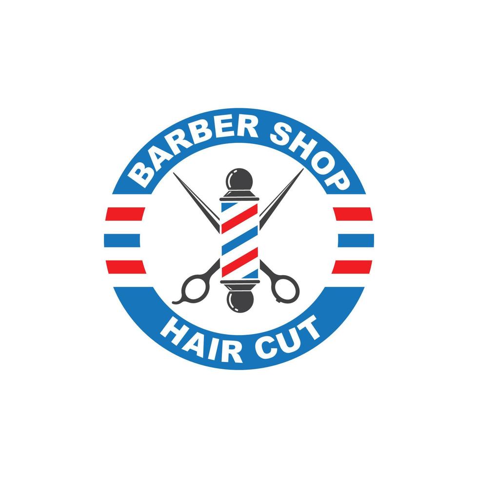 barberare affär ikon logotyp vektor ikon