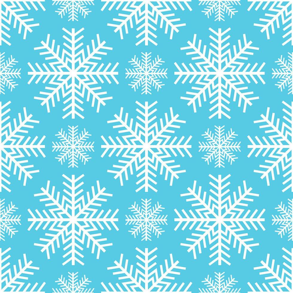 vinter- bakgrund. abstrakt snöflinga sömlös mönster. vektor