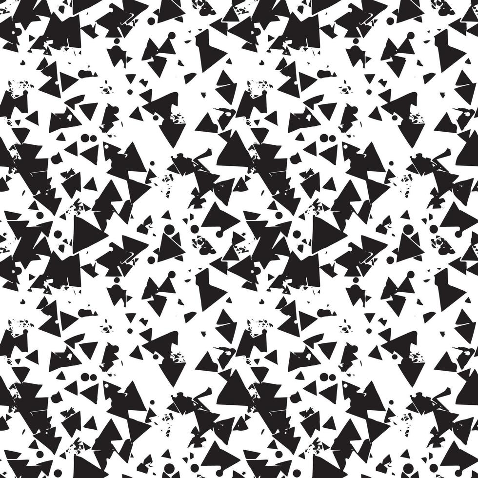abstrakt Fantasie Textur, Grunge geometrisch nahtlos Muster. kreativ endlos geo Hintergrund. vektor