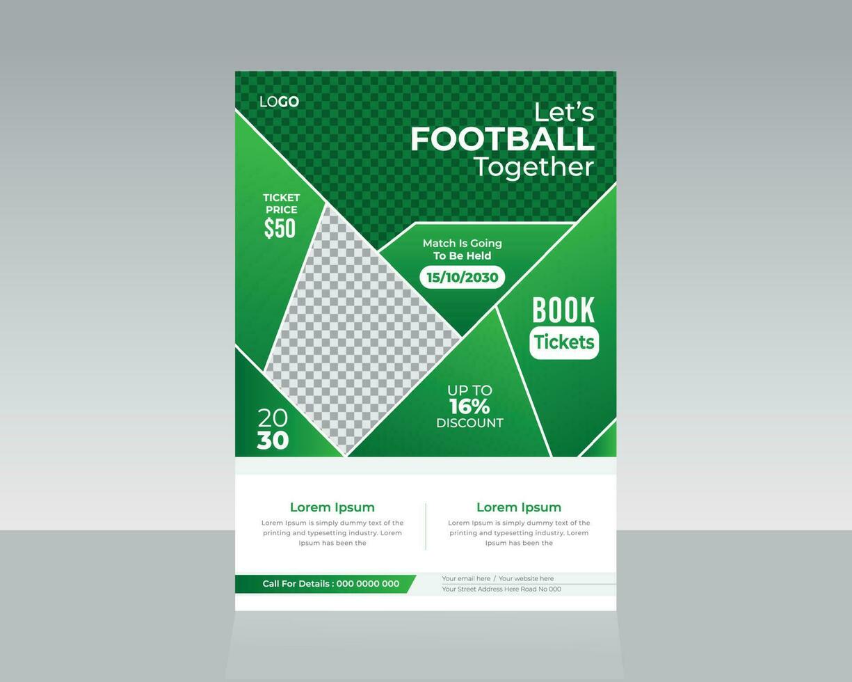 Design von Sport-Flyer-Vorlagen vektor