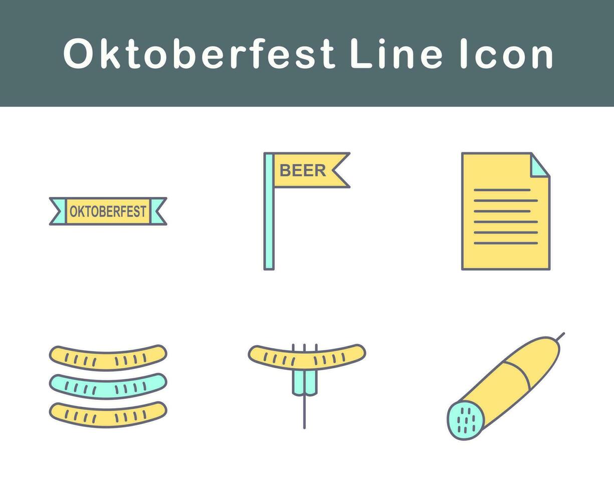 Oktoberfest Vektor Symbol einstellen