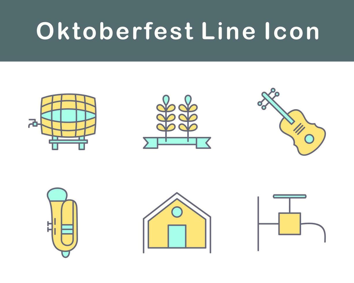 Oktoberfest Vektor Symbol einstellen