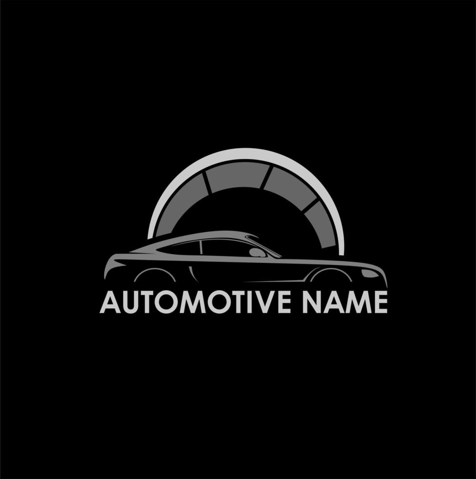 minimalistisk bil- företag logotyp design illustratör vektor