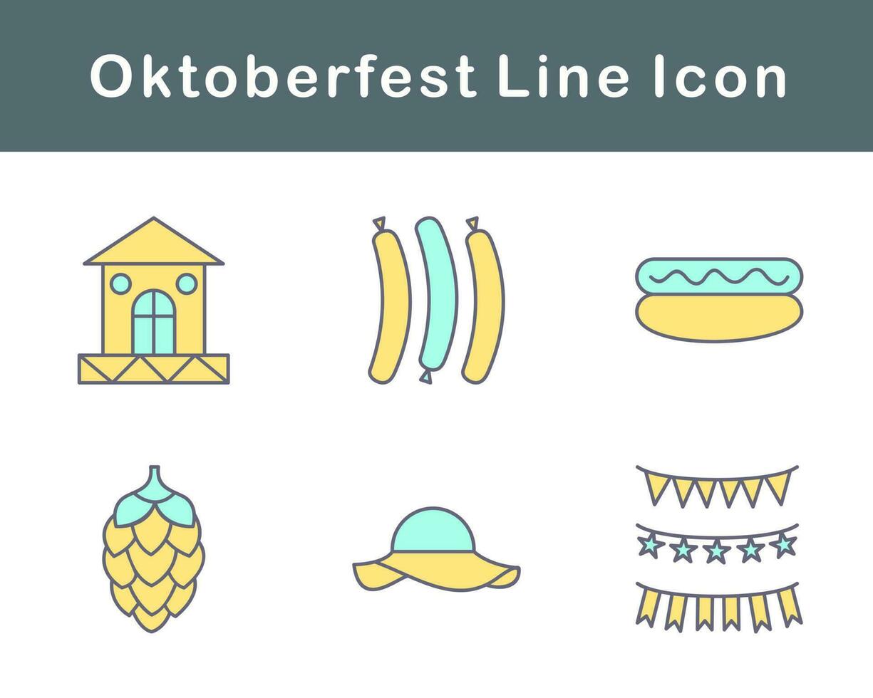 Oktoberfest Vektor Symbol einstellen