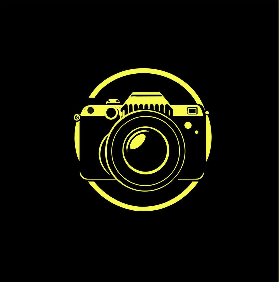 kamera fotografi logotyp. abstrakt kamera ikon vektor design mall. kamera illustration