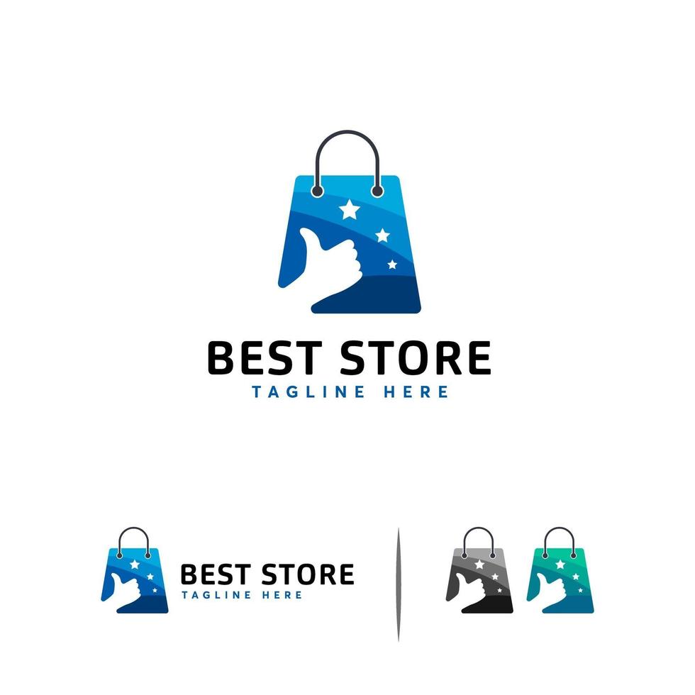 Best Store Logo Designs Konzept, Verkauf Logo Vorlage vektor