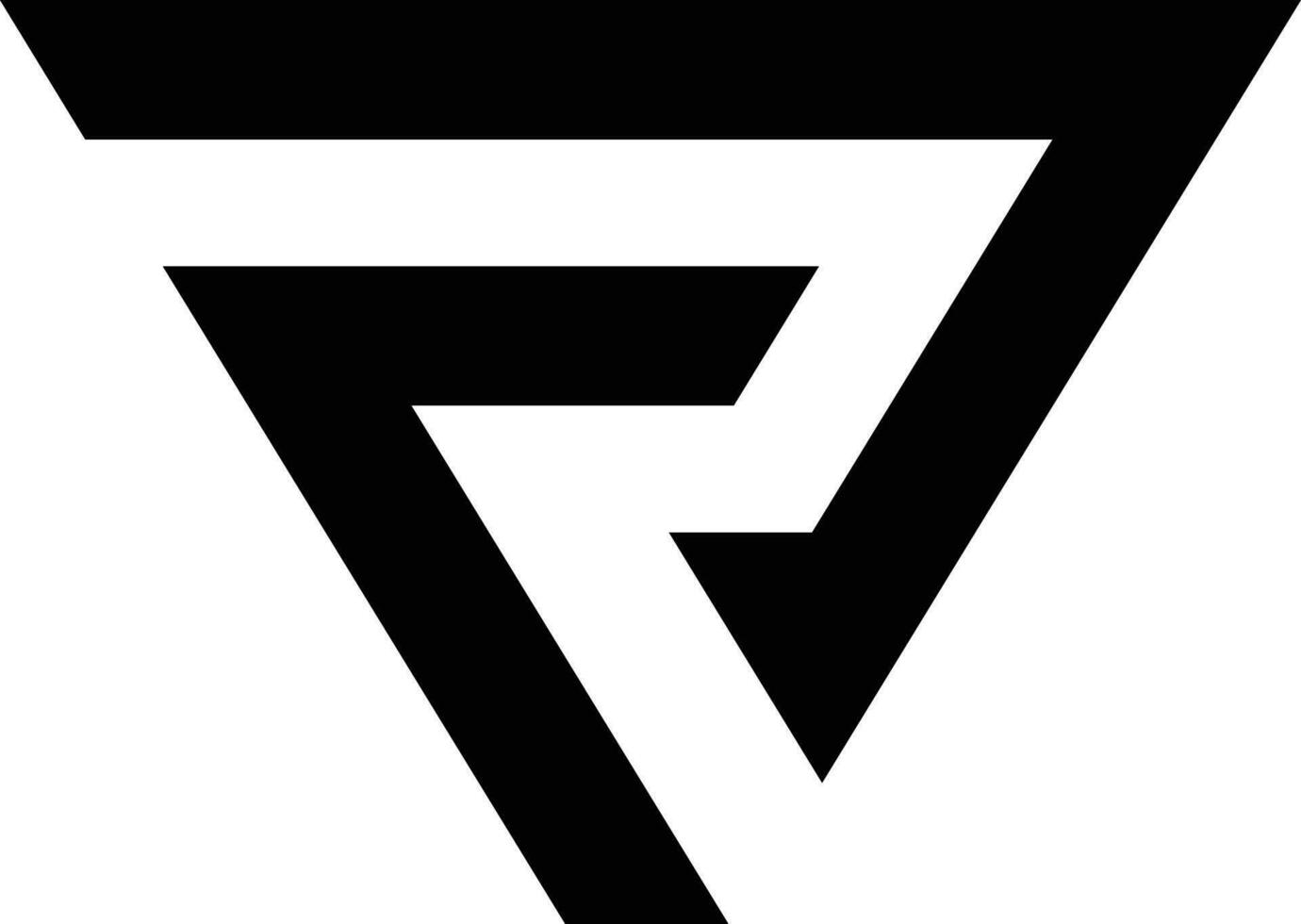 p ikon och logotyp vektor