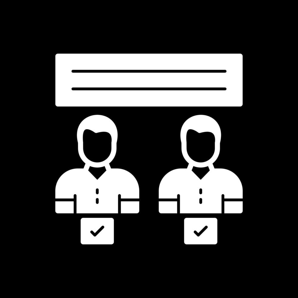 identifizierbare natürliche Person Vektor-Icon-Design vektor