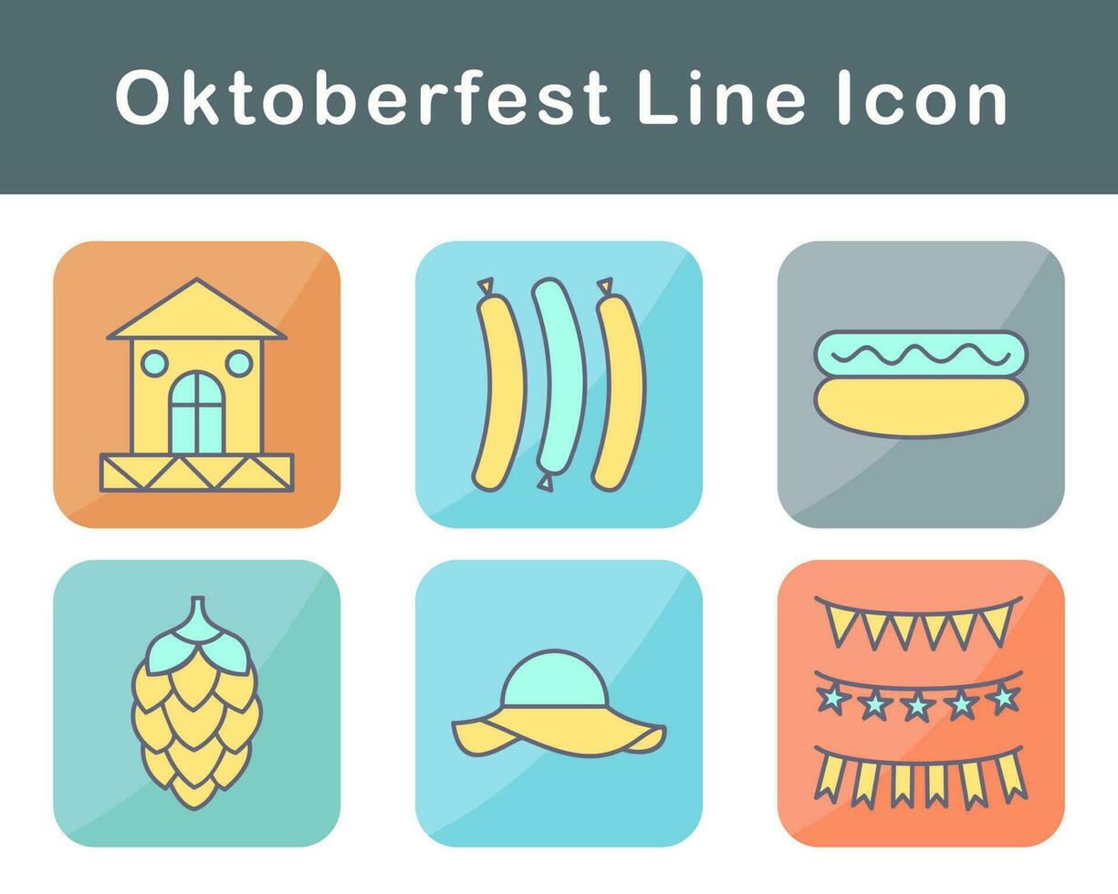 Oktoberfest Vektor Symbol einstellen