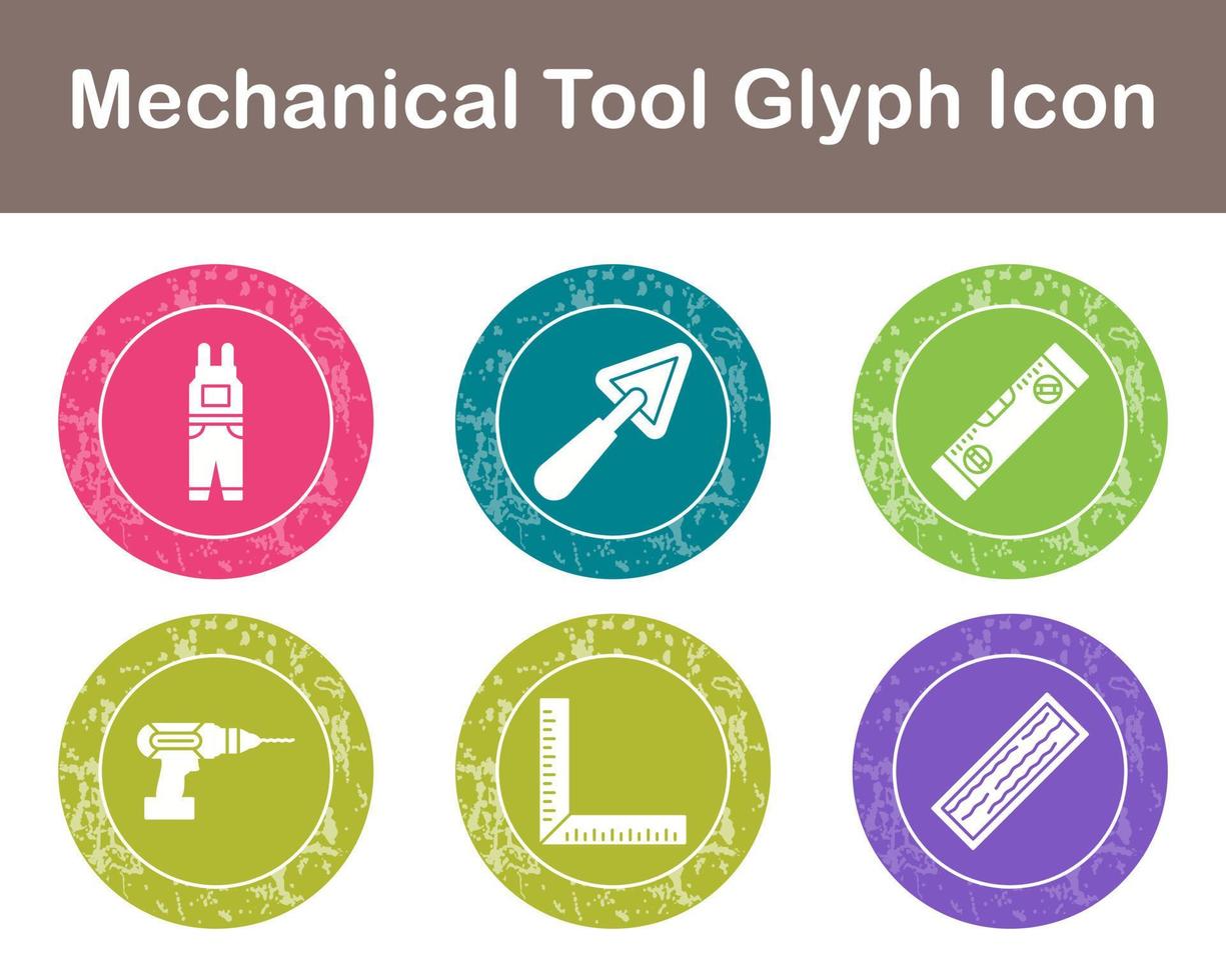 mechanisch Werkzeug Vektor Symbol einstellen